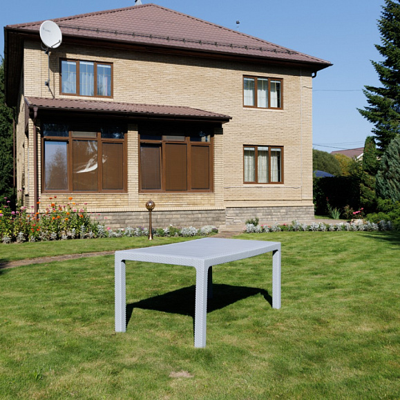 Обеденный стол July Royal Family из пластика, цвет светло-серый фото 3