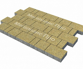 Тротуарная плитка Фабрика Готика Новый Город 60 мм Голд 4