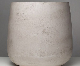 Кашпо Concretika Cone D24 H26 Concrete White