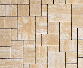 Тротуарная плитка 342 Механический завод Бавария ColorMix 60мм Каракум