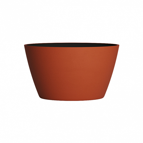 Кашпо Concretika Боул D80H45 Терракота 110 252 фото 2
