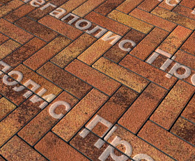 Тротуарная плитка Выбор Паркет Б.4.П.6 Листопад Гранит Саванна