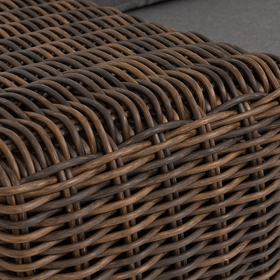 Капри модуль диванный правый с подушками, цвет коричневый фото 4