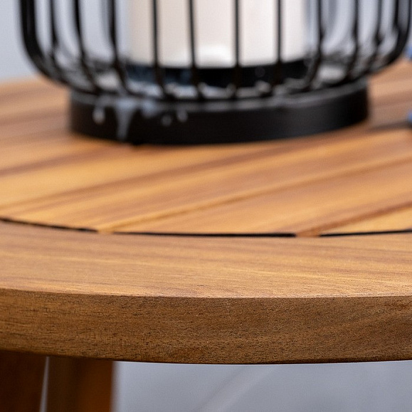 Стол садовый кофейный из акации ROUND Joygarden фото 4