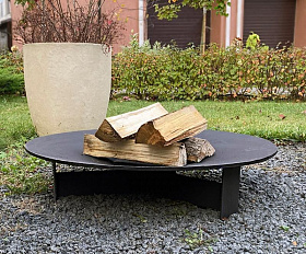 Костровая чаша чугунная Concretika Plato L100, толщина 12 мм