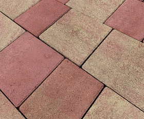 Тротуарная плитка Нобетек Новый город 1НГ6Ф Колормикс №1 Рассвет