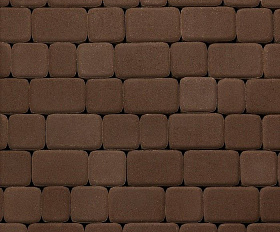 Тротуарная плитка 342 механический завод Классика 60 мм Темно-коричневый