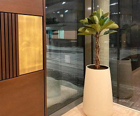 Кашпо Concretika Bowl D80 H45 Sahara