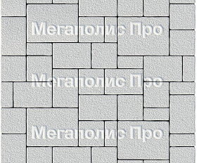 Тротуарная плитка Выбор Мюнхен Б.2. Фсм.6 60 мм гранит Белый