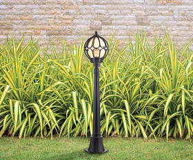 Ландшафтный светильник Via Maytoni O023FL-01G цвет Золото Антик