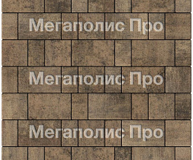 Тротуарная плитка Выбор Старый город Листопад 1Ф.8 80 мм Шелковица