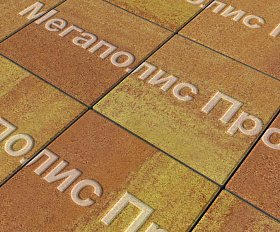 Тротуарные плиты Выбор Квадрат Б.1.К.8 300х300х80 мм Листопад Каир