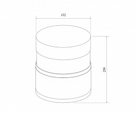 Уличный светильник Elektrostandard IP54 1531 TECHNO LED черный