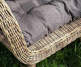 Лаунж-зона Толедо 4SIS из искусственного ротанга, цвет соломенный