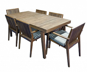 Обеденная группа из акации MONA L Joygarden