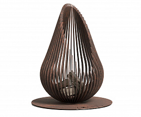 Костровая чаша Vitgarden LOCUS ONE corten из стали 120x80x80 см