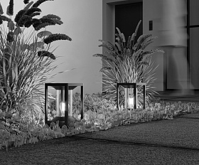 Ландшафтный светильник Cell Maytoni O452FL-01GF цвет Графит