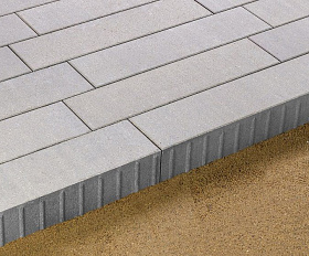 Тротуарная плитка 342 Механический завод Ригель трио 80 мм Белый