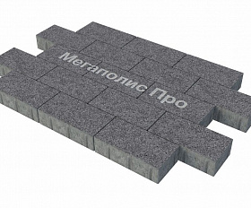 Тротуарная плитка Фабрика Готика Картано 300х150х80 мм Амфиболит FINO