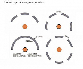Скамья для костровой зоны SKM180 Concretika 180x35x45 см