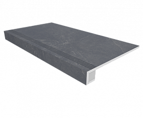 Комплект Керамогранитная ступень Estima TE04 33x120 см с бортиком + Подступенок 14,5х120 см