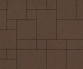 Тротуарная плитка 342 Механический завод Вилла 80 мм Темно-коричневый