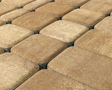 Тротуарная плитка Braer Классико ColorMix 60 мм Миндаль