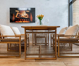 Обеденный комплект Grand Michelle Royal Family из дерева, цвет бежевый