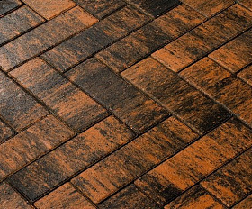 Тротуарная плитка 342 механический завод Паркет 240x80x60мм ColorMix Сидней