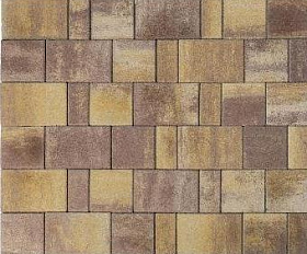 Тротуарная плитка Braer Старый Город Ландхаус 60 мм Colormix Степь