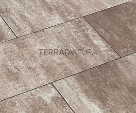 Тротуарная плитка Terrafaktura Урбан 600x300x80 мм Мокрый известняк