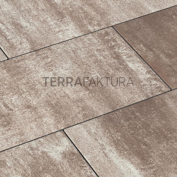 Тротуарная плитка Terrafaktura Урбан 600x300x80 мм Мокрый известняк фото 2