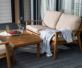 Диван из акации MONA 2-х местный Joygarden
