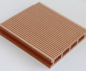 Террасная доска MasterDeck Classic 140мм*26мм узкий вельвет + тиснение под дерево, цвет Орегон