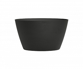 Кашпо Concretika Боул D80H45 Идеально черный