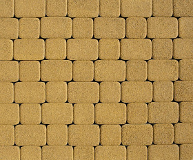 Тротуарная плитка Выбор Классико А.1.КО.4 Гранит 40 мм Желтый