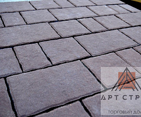 Тротуарная плитка Старый Город 60 мм Коричневый