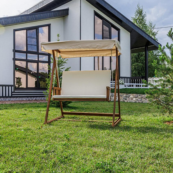 Диван-Качели Bruno Royal Family двухместные из массива акации фото 1