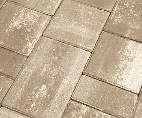 Тротуарная плитка Koldiz Ривьера 50 мм Оникс Песочный