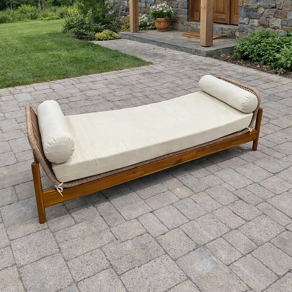 Кушетка Eleonora Royal Family из натурального дерева фото 1