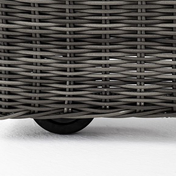 Рим комплект шезлонг со столиком, цвет графит фото 7