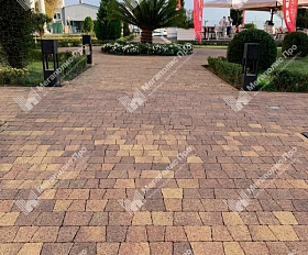 Тротуарная плитка Выбор Антик Б.3.А.6 60 мм Осень Гранит