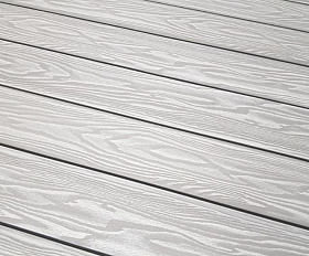 Террасная доска Террапол Смарт 3D Пустотелая с пазом 4000 или 3000х130х22 мм, цвет Дуб белёный