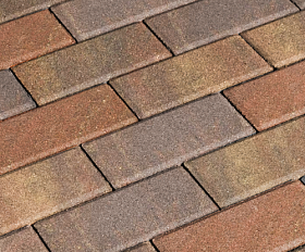 Брусчатка Нобетек 2П4Ф 200x100x40 Колормикс №27 Карамель