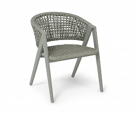 Амстердам плетеный стул из искусственного ротанга, цвет серый