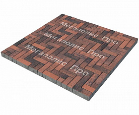 Тротуарная плитка Выбор Паркет Б.4.П.6 Листопад Клинкер