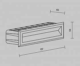 Подсветка для лестниц Bosca Maytoni O045SL-L5W3K цвет Белый