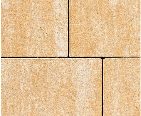 Тротуарная плитка Фабрика Готика Новый Город 40 мм Янтарь