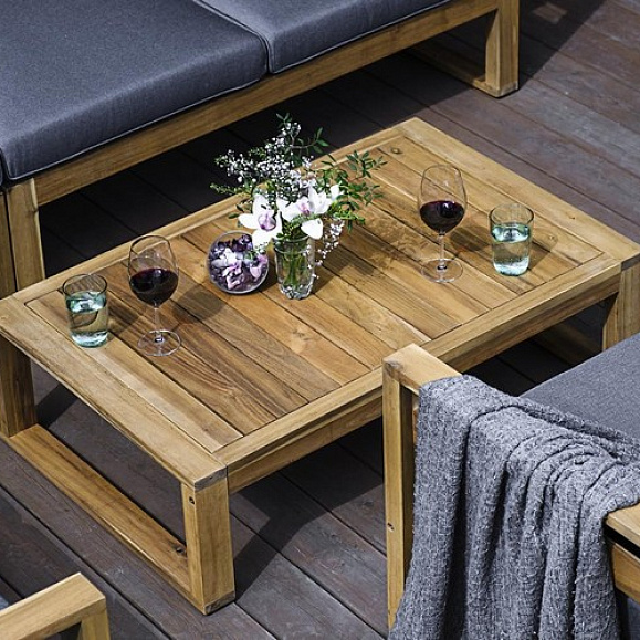 Мебель садовая для лаунж зоны из акации БУКА с кофейным столом Joygarden фото 5