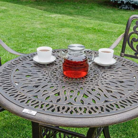 Обеденный комплект Wilhelm Royal Family из алюминия на 4 персоны фото 4